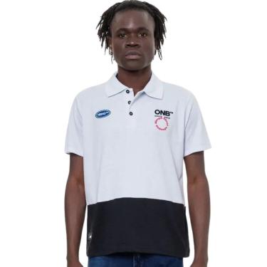 Imagem de Camisa Polo Masculina Onbongo Piquet Staff Branca ON285 Branco