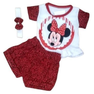 Imagem de Conjunto de bebê Menina com tiara - Duda Shop