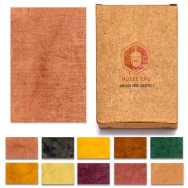 Imagem de Tintura de tecido com cores de extrato natural | Ideal para colorir roupas lenços bolsas bandanas | Conjunto de arte e artesanato DIY para crianças e adultos | Artigos de festa de pintura (marrom escuro)