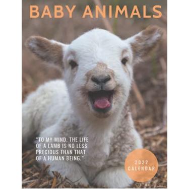 Imagem de Baby Animals 2022 Calendar: Mini Calendar 2022 with Large Grid for Note - To do list, Gorgeous 8.5x11'' Small Calendar, Non-Glossy Paper