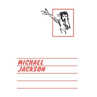 Imagem de Michael Jackson: A notebook in size 6x9 with 120 lined pages. It is a tribute to MJ. He was the greatest pop - artist in the world! We will love him forever. Perfect as a present.