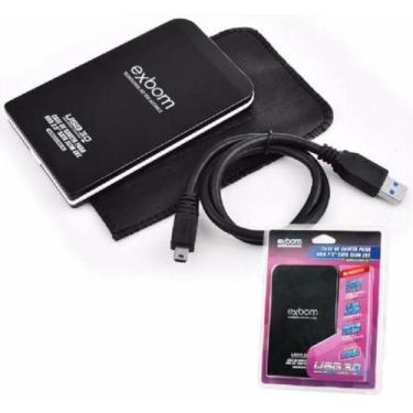 Imagem de Case Gaveta Externa P/ Hd Notebook 2.5 Usb 3.0 Exbom