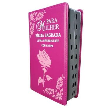 Imagem de Bíblia para Mulher Com Letras Hiper Gigantes Com Harpa e Corinhos - Pi