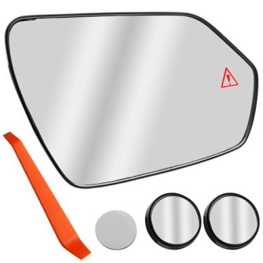 Imagem de Espelho de vidro aquecido do lado do passageiro adequado para Hyundai Elantra 2021-2025 substitui 87621AA180 87621AB040 87621AB060, espelho retrovisor direito com detecção de ponto cego e aquecimento