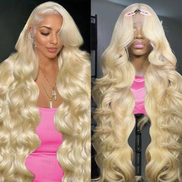Imagem de Peruca Frontal de Renda Jewhaut 613 Body Wave 70cm - Cabelo Humano