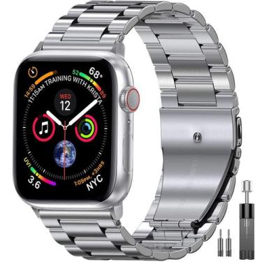Imagem de Pulseira de Relógio EPULY em Aço Inoxidável para Apple Watch 38/40mm (