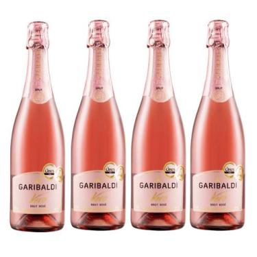 Imagem de Espumante Rose Brut Garibaldi Vero 750ml Caixa c/ 4 unidades