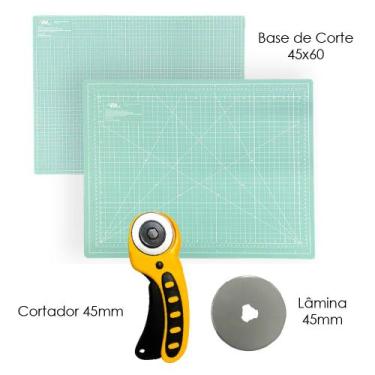 Imagem de Base De Corte A2 Placa Para Cortar Tecidos 60x45 Cortador Circular 45m