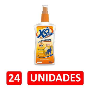 Imagem de Xô Inseto Repelente De Insetos Repele O Mosquito Da Dengue Pernilongo Muriçoca Spray Combo 24x200ml