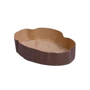 Imagem de Kit com 50 Formas Kraft para Colomba Pascal 100g