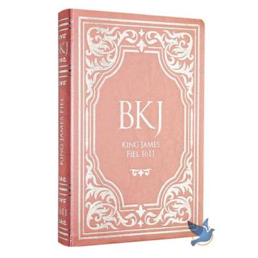 Imagem de Bíblia Sagrada King James Fiel 1611 Letra Extra Gigante Capa Rose