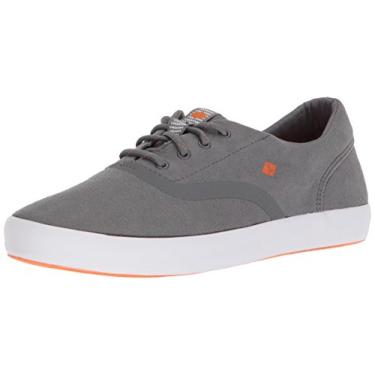 Imagem de Sperry Sapato náutico feminino Wahoo, Cinza, 2 Medium US Little Kid