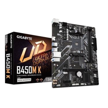 Imagem de Placa Mãe Gigabyte B450M K 1.0 DDR4 HDMI AM4 Ryzen Socket