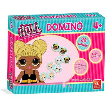 Imagem de Jogo De Dominó Doll Em Madeira - 1928 - Brincadeira De Criança