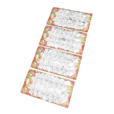 Imagem de Sonew 48 Peças de Decoração de de Suspensão de Natal, Ornamento de de árvore de Natal Em Miniatura, Arcos de Guirlanda de Natal para Festa Em Casa, Material Não Tecido