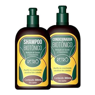 Imagem de Retrô Cosméticos Biotônico Kit Shampoo com Condicionador, 300 ml