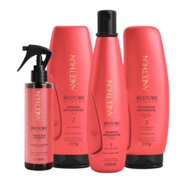 Imagem de Kit Restaurador Aneethun Restore System 4 Produtos