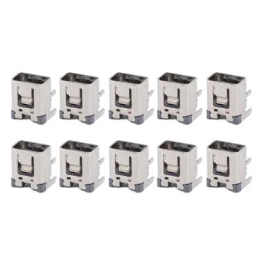 Imagem de 10 Peças Porta de Carregamento para Ndsi Metal Power Jack Soquete Conector Porta de Carregamento Substituição para Ndsi Dsi Xl 2ds