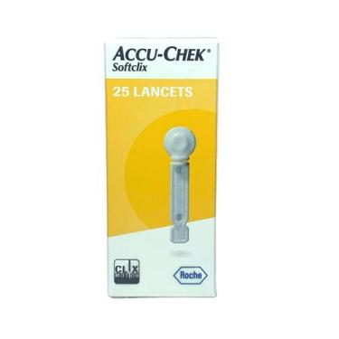 Imagem de Lancetas Accu Chek Softclix Caixa Com 25 Lancetas - Accu-chek