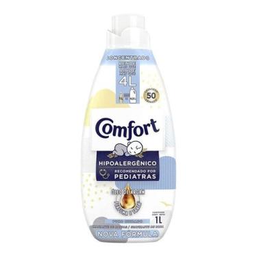 Imagem de Amaciante Hipoalérgico Concentrado Puro Cuidado 1L Comfort, Óleo de Ar