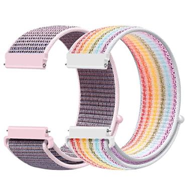 Imagem de AVOD Pulseiras esportivas de nylon de 19 mm de liberação rápida compatíveis com Willful/YAMAY/Letsfit/LETSCOM/TEMINICE/LIFEBEE/Lintelek ID205 ID205L ID205G ID205S ID205U/Blackview/UMIDIGI para