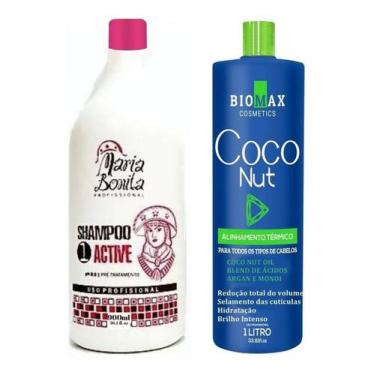 Imagem de Kit Escova Progressiva Sem Formol Orgânica - Biomax / Maria Bonita