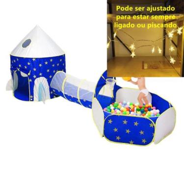 Imagem de Barraca infantil com túnel menino Dobrável Princesas 3x1 toca túnel 3 