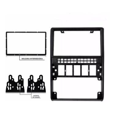 Imagem de Moldura Painel 2Din Gol Voyage Saveiro Parati G2 Bola