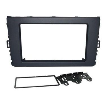 Imagem de Moldura Painel 2din Vw Polo Virtus T-cross Preta Fosca