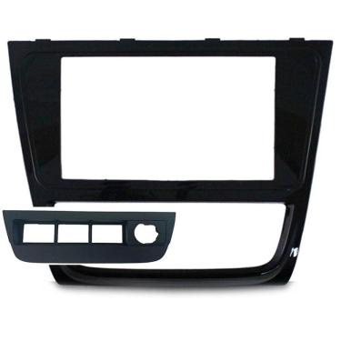 Imagem de Moldura Painel 2DIN VW G5 Gol Voyage Saveiro Sup 4 Botões B Piano 