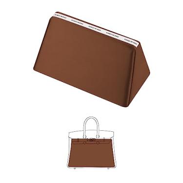 Imagem de Almofada de bolsa para Birkin 25/30/35/40, modelador de bolsa de cetim suave compatível com bolsa Hermes Birkin, travesseiros de espuma de memória para mulheres, bolsas leves para modelar (dourado
