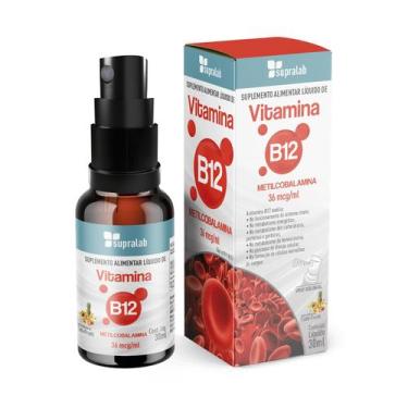 Imagem de VITAMINA B12 SUBLINGUAL SPRAY SABOR TUTTI FRUTI 30ml - Supra ervas
