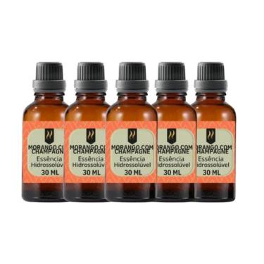 Imagem de Super Kit 5 Essências A Base Água Hidrossolúvel 30ml Difusor - Nattuar