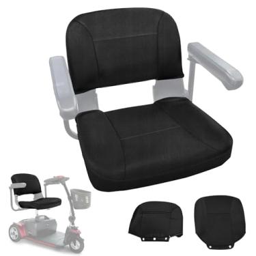 Imagem de Kistrba Conjunto de capa de assento compatível com Go-Go Elite Traveller, LR, Plus HD, ES, GO-Chair, Ultra X, Pride Revo e Sonic Mobility, capas de cadeira de rodas para scooter elétrica dobrável de 3