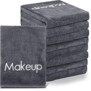Imagem de Toalhas removedoras de maquiagem Shimeyao Microfiber, pacote com 20, 3