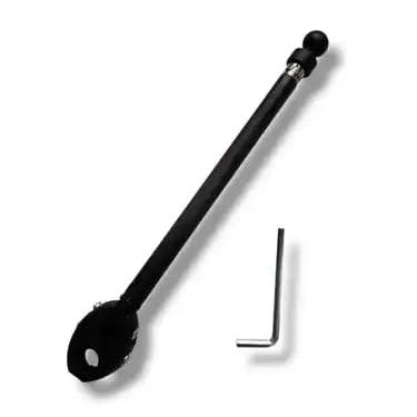 Imagem de Antena Corta linha de Pipa 7 Est P/Retrovisor Inox Com Abraçadeira 10mm (Preta) IMPORT PREMIUM