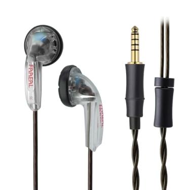 Imagem de FAAEAL Fone de ouvido Rosemary com cabo banhado a prata atualizado, fones de ouvido planos HiFi de alta impedância de 150 ohms, perfil de som dinâmico e envolvente, plugue opcional de 3,5 mm/4,4 mm