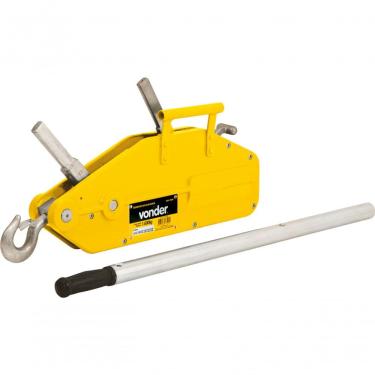 Imagem de Guincho Alavanca Tirfor 1600kg Com Cabo 20m Gav1600 Vonder