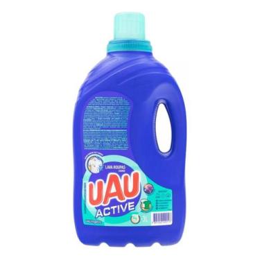 Imagem de Kit c/ 4 Lava Roupas Liquido Active 3 Litros Uau