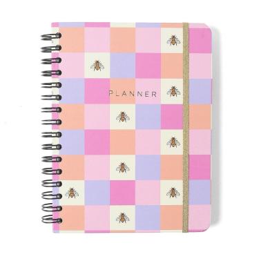 Imagem de Planner Permanente A5 Wire-o Cicero Melissa, Casinha Abelhas