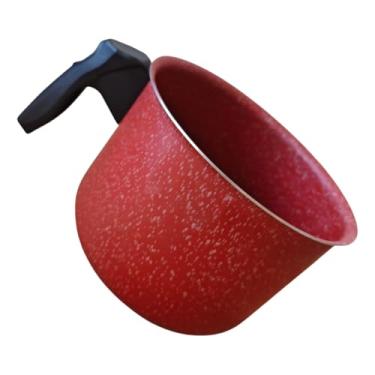 Imagem de Fervedor 1,2L Caneca Leiteira Antiaderente Vermelho Pintado