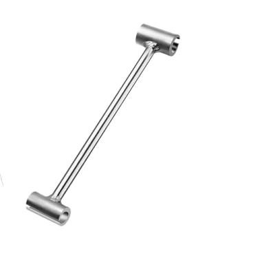 Imagem de HANTAQ Chave de ajuste de abertura de dobradiça de porta, chave inglesa de reparo de porta resistente, ferramenta de ajuste de dobradiça de bandeira para porta corta-fogo, porta de segurança, porta de