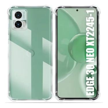 Imagem de [GL CASES] Capinha Moto Edge 30 NEO Capa Motorola Moto Edge 30 NEO Slim Clear Anti Impacto Reforçada Silicone Transparente Case Flexível Anti Choque Encaixe Preciso Com Proteção Para Câmera e Tela