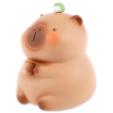 Imagem de Cofrinho Capybara Cofrinho fofo cofre de dinheiro novidade caixa de dinheiro de armazenamento de desenhos animados grande capacidade cofre moeda criativa caixa de dinheiro para meninos e meninas