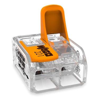 Imagem de Conector de emenda 2 Pólos - máx 6,0mm² - WAGO