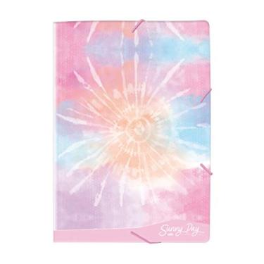 Imagem de Pasta Aba Elástico TIE DYE Oficio Sunnyday - Sun, Dello, Multicor, 0230.02.0025, Unidade