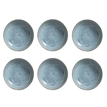 Imagem de Conjunto Pratos Fundos 06 Peças Linhas Breeze Porto Brasil
