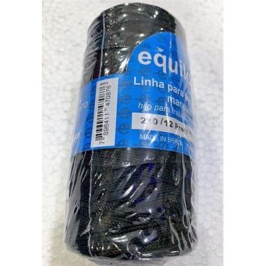 Imagem de Fio equipesca de seda poliamida 210/12 arttezanato, Preto