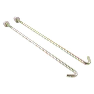 Imagem de Chamixx 2 varões de retenção de bateria 102845203 JN3-H2133-00 JN2-H2133-00 compatíveis com Yamaha Gas G14 G16 G20 G22 G23 G27 G28 Electric G22 para carros de clube DS 1976-2006 Carrinho de Golfe