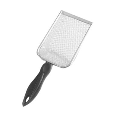 Imagem de Ｂｅｓｇａ Gato, Ferramenta de Limpeza com Cabo, Pá para Animais de Estimação, Peneira de Areia, Pá para Gatinhos, Lagartos, Gatinhos, Alça Preta Mesh 6